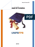 Manual Formatura UNIPBFPB