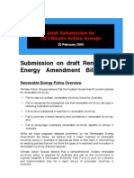 Prest and Renewable Energy (Electricity) Amendment and Submission
