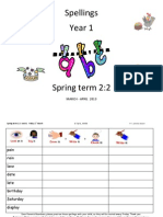 Spring Term 2_2 Year 1 Spellings