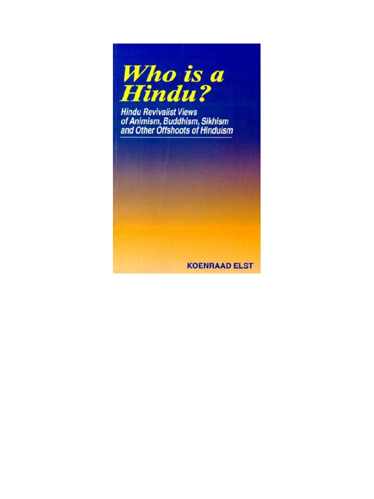 Who Is A Hindu