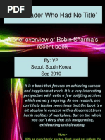 Download Robin Sharma by Gergely Lorand SN127245506 doc pdf