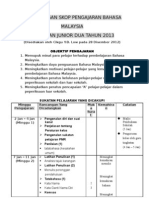 2013 Perancangan Pengajaran Bahasa Malaysia (j2)