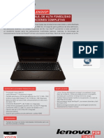 Portátil G585 de Lenovo®: Un Portátil Asequible, de Alta Fiabilidad Y Que Ofrece Prestaciones Completas