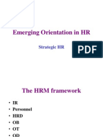 Emerging HR Orientation Strategic Framework