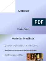 Apresentação - Materiais Cristalografia Difração de Raios X