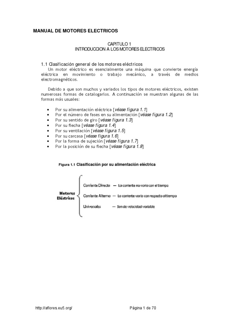 Manual de Motores Electricos PDF | PDF | Motor eléctrico | Energia ...