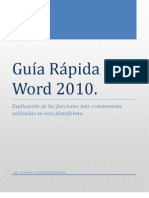 Guía Rápida de Microsoft Word