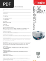 Disc Stakka Spec Sheet