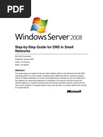 Download Windows Server 2008 Step-By-Step Guide for DNS in Small Networks by Indrajit Banerjee SN12728865 doc pdf