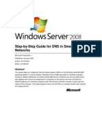 Windows Server 2008 Step-By-Step Guide for DNS in Small Networks