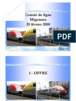 Présentation Comite de Ligne Migennes Du 28 Février 2008