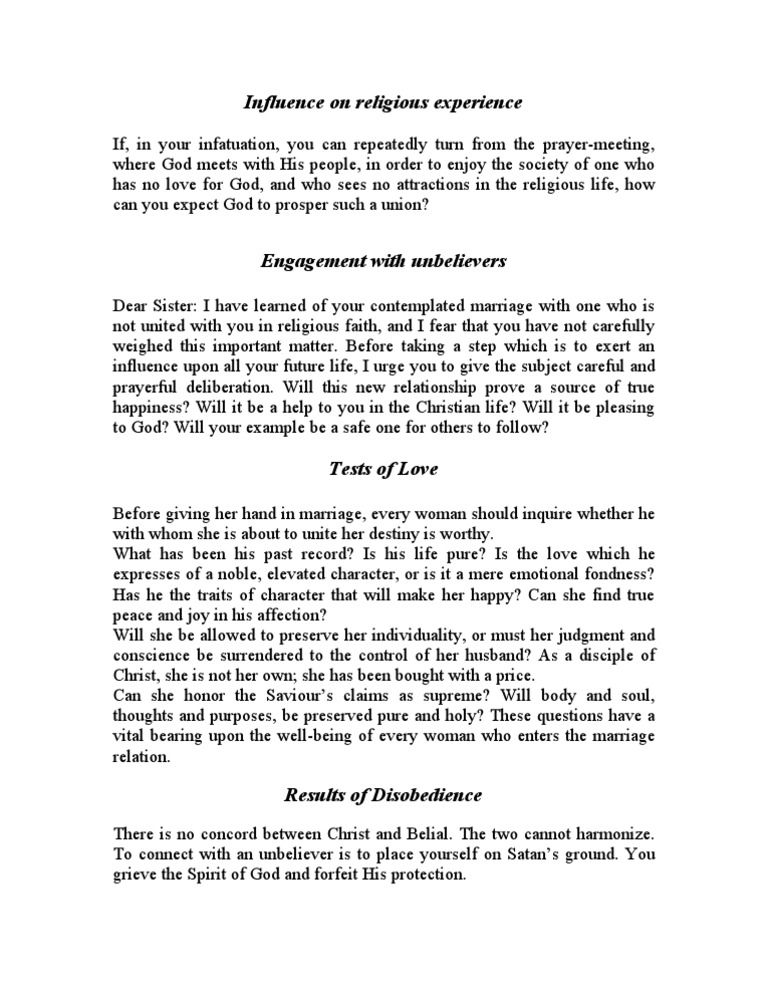 Influence On Religious Experience | PDF