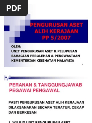 Taklimat Pengurusan Aset Oleh Kkm Pdf