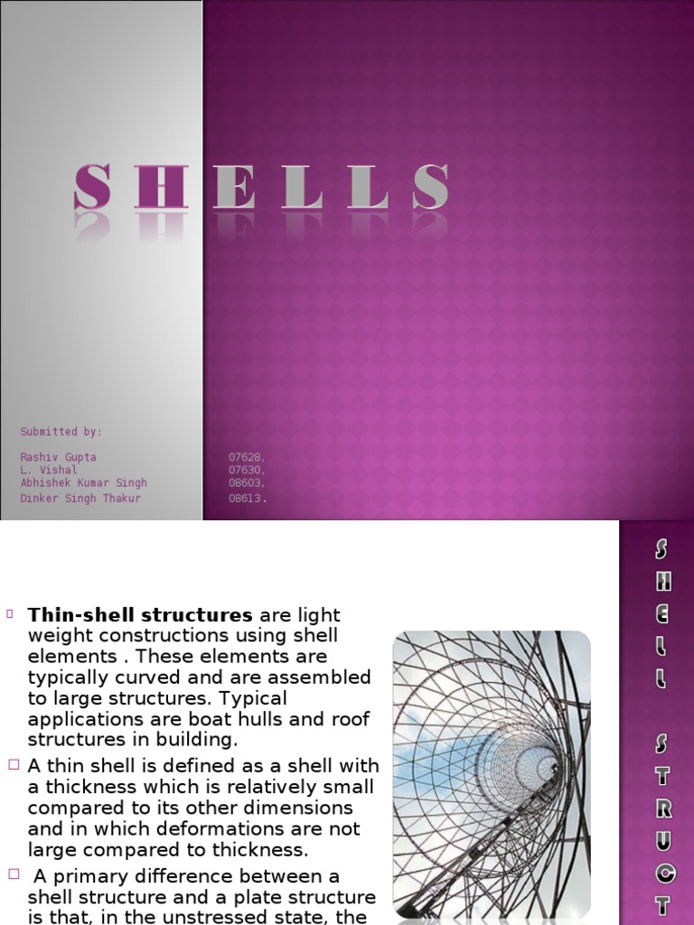 Overview of Thin-Shell Structures | PDF | Bending | Beam (Structure)