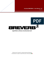 Overloud BREVERB 2 - User Manual - US: Algorithmic Software Reverberation Unit