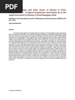 Download Sujay Post-Harappan Literacy and origin of Brahmi by sujayrao2000 SN127306265 doc pdf