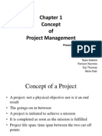 Concept of Project Management: Presented By