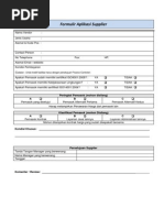 Contoh form audit supplier