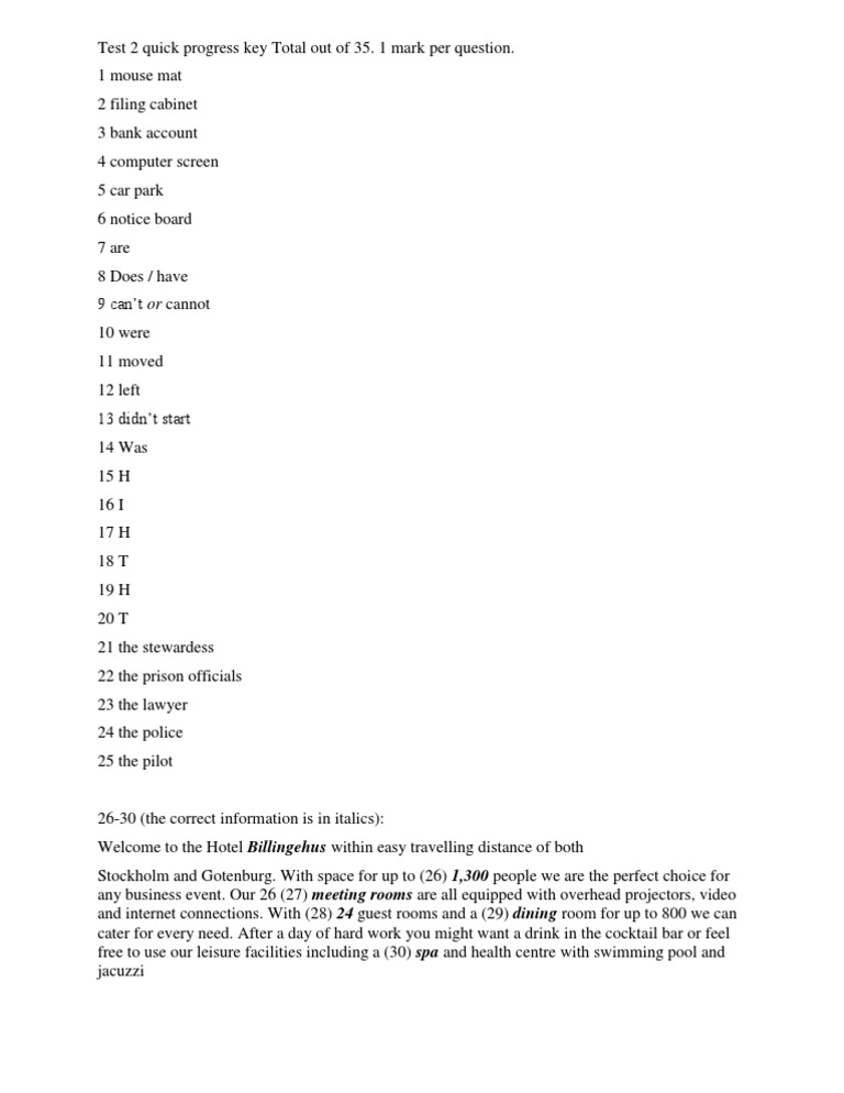 Test Key 12 02042012 | PDF | Business | Games & Activities