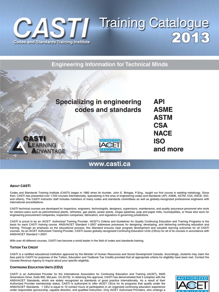 Course Brochure Api | PDF | Welding | Construction