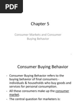 Consumer Markets and Consumer Buying Behavior