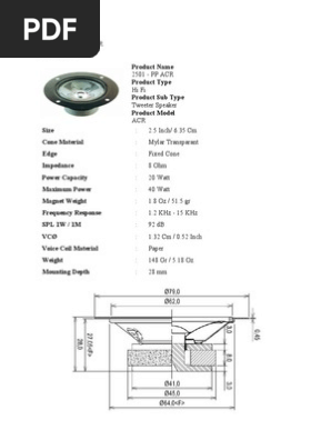 speaker prodigy 18 inch 45752