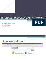 Interaksi Manusia Dan Komputer 17 Desember 2012