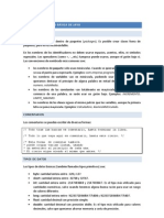 Resumen de Sintaxis Basica de Java