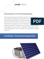 Leitfaden-Solarstromspeicher