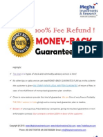 100% MONEY BACK GUARANTEE Plan in Stocks and Nifty Trading