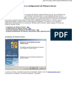 Instalación y Configuración de VMware Server