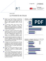 La Povertà in Italia