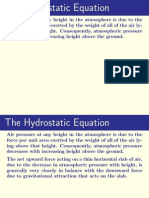 Hydrostatic Equation