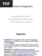 Download Branches of Linguistics by Engr Suleman Memon SN127340853 doc pdf