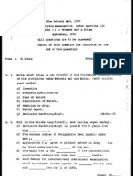 Indian Patent Agent Exam p1 - Sep2000