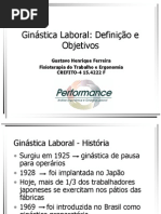 Ginástica Laboral - Gustavo