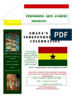 Ghana Independece Flyer