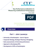 Key Performance Indicators in Measuring Institutional Performance