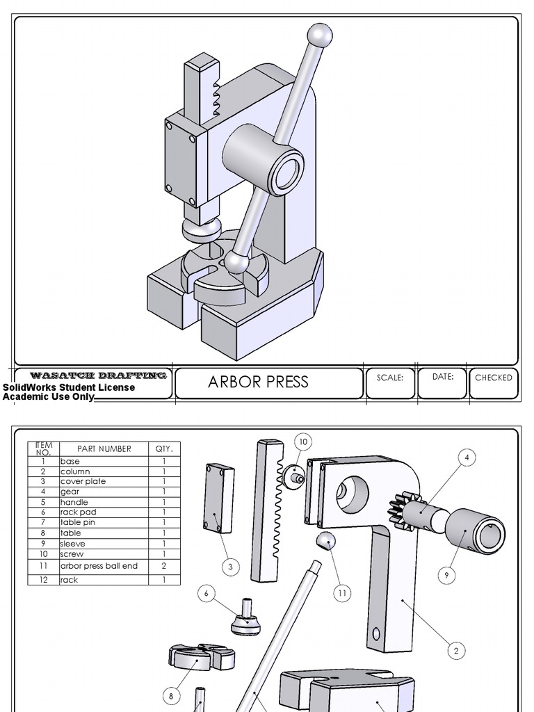 Arbor Press Drawings