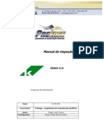 Manual inspeção sensitiva equipamentos