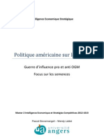 Politiques Américaines OGM - IES