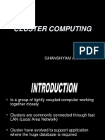 Cluster Computing: Ghanshyam Anand