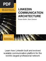 Linkedin Communication Architecture: Ruslan Belkin, Sean Dawson