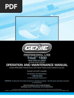 Download Complete Manual Genie 1500 by natashat10012 SN127360414 doc pdf