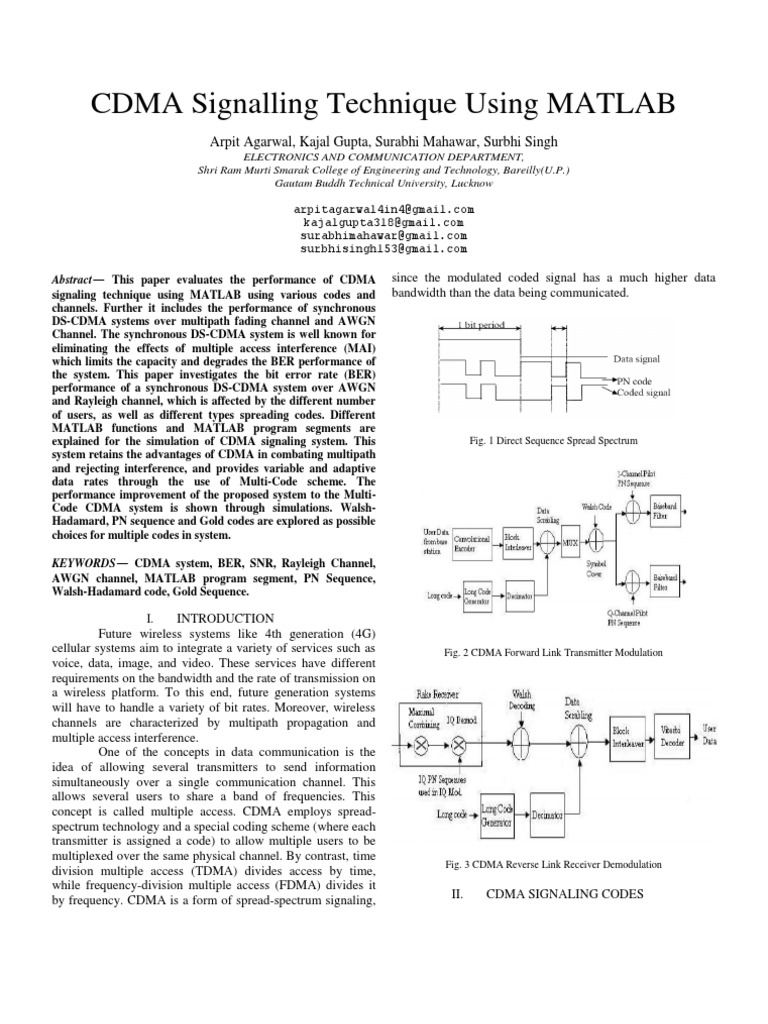 research paper on cdma technology