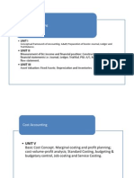 Financial Accounting: - Unit Ii