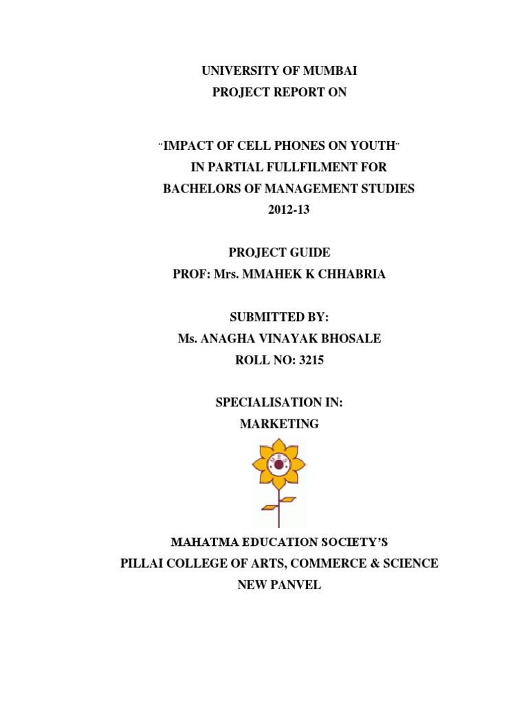 Impact of Cell Phones on Youth | PDF | Mobile Phones | Text Messaging