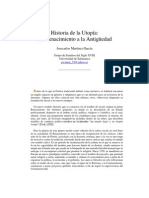 Historia de la Utopía del Renacimiento a la Antigüedad