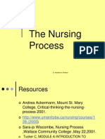 The Nursing Process: Dr. Abdalkarim Radwan