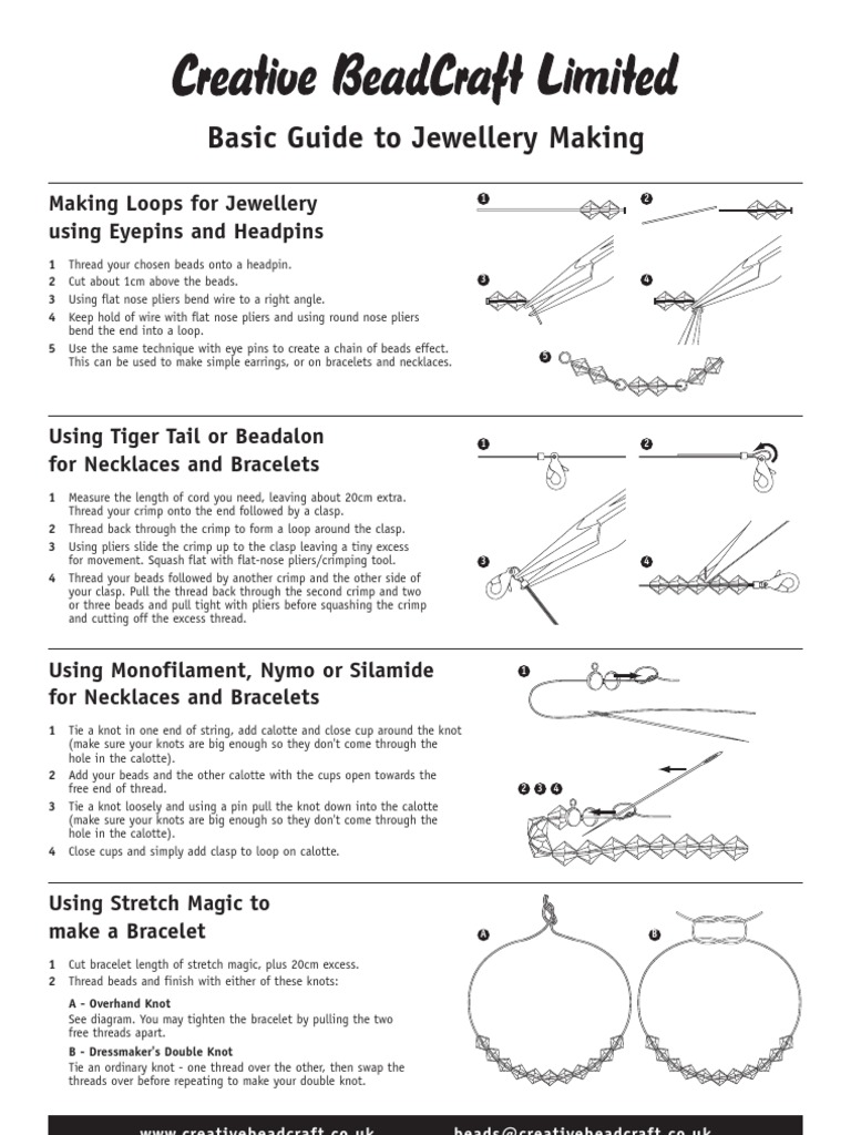 Jewellery Making Guide Knot Jewellery Free 30day Trial Scribd